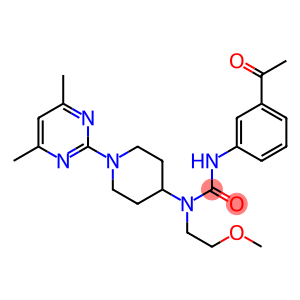 N'-(3-ACETYLPHENYL)-N-[1-(4,6-DIMETHYLPYRIMIDIN-2-YL)PIPERIDIN-4-YL]-N-(2-METHOXYETHYL)UREA