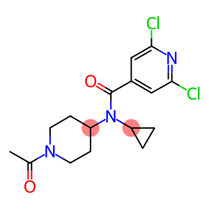 N-(1-ACETYLPIPERIDIN-4-YL)-2,6-DICHLORO-N-(CYCLOPROPYL)PYRIDINE-4-CARBOXAMIDE