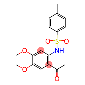 N-(2-ACETYL-4,5-DIMETHOXY-PHENYL)-4-METHYL-BENZENESULFONAMIDE