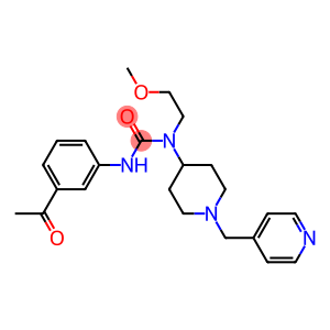 N'-(3-ACETYLPHENYL)-N-(2-METHOXYETHYL)-N-[1-(PYRIDIN-4-YLMETHYL)PIPERIDIN-4-YL]UREA