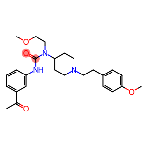 N'-(3-ACETYLPHENYL)-N-(2-METHOXYETHYL)-N-(1-[2-(4-METHOXYPHENYL)ETHYL]PIPERIDIN-4-YL)UREA