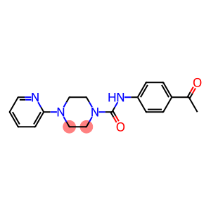 N-(4-ACETYLPHENYL)-4-PYRIDIN-2-YLPIPERAZINE-1-CARBOXAMIDE