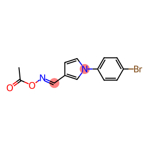 N-(acetyloxy)-N-{(E)-[1-(4-bromophenyl)-1H-pyrrol-3-yl]methylidene}amine