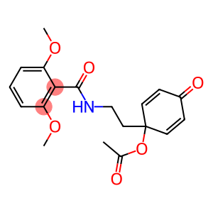 N-[2-(1-Acetoxy-4-oxo-2,5-cyclohexadienyl)ethyl]-2,6-dimethoxybenzamide