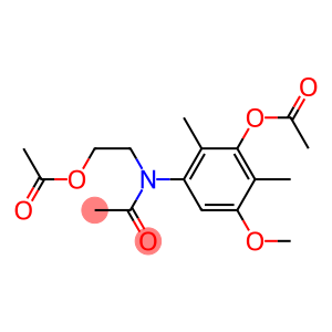 N-(2-Acetoxyethyl)-N-(3-acetoxy-5-methoxy-2,4-dimethylphenyl)acetamide