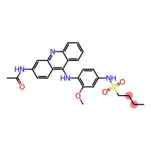 N-[4-[[3-(Acetylamino)acridin-9-yl]amino]-3-methoxyphenyl]-1-butanesulfonamide