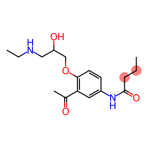 N-[3-Acetyl-4-[(2RS)-3-(ethylaMino)-2-hydroxypropoxy]-phenyl]butanaMide