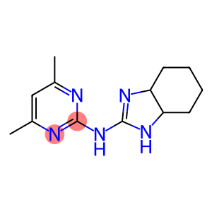 N-(3a,4,5,6,7,7a-hexahydro-1H-benzimidazol-2-yl)-N-(4,6-dimethyl-2-pyrimidinyl)amine