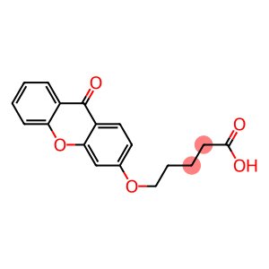 5-[(9-OXOXANTHEN-3-YL)OXY]VALERIC ACID