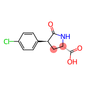 5-OXO-(+/-)-TRANS-4-(4-CHLOROPHENYL)-PYRROLIDINE-2-CARBOXYLIC ACID