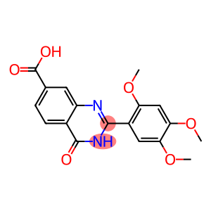 4-oxo-2-(2,4,5-trimethoxyphenyl)-3,4-dihydroquinazoline-7-carboxylic acid