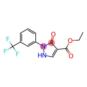 3-OXO-2-(3-TRIFLUOROMETHYL-PHENYL)-2,3-DIHYDRO-1H-PYRAZOLE-4-CARBOXYLIC ACID ETHYL ESTER