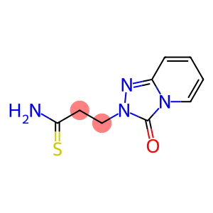 3-(3-oxo[1,2,4]triazolo[4,3-a]pyridin-2(3H)-yl)propanethioamide