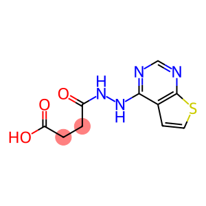 4-oxo-4-(2-thieno[2,3-d]pyrimidin-4-ylhydrazino)butanoic acid