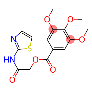 2-OXO-2-(1,3-THIAZOL-2-YLAMINO)ETHYL 3,4,5-TRIMETHOXYBENZOATE