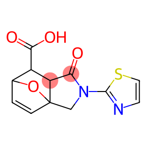 4-OXO-3-THIAZOL-2-YL-10-OXA-3-AZA-TRICYCLO[5.2.1.0(1,5)]DEC-8-ENE-6-CARBOXYLIC ACID