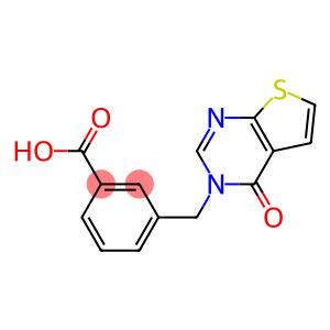 3-[(4-oxothieno[2,3-d]pyrimidin-3(4H)-yl)methyl]benzoic acid