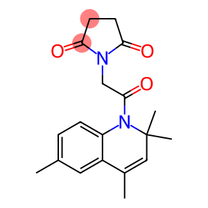 1-[2-oxo-2-(2,2,4,6-tetramethyl-1(2H)-quinolinyl)ethyl]-2,5-pyrrolidinedione