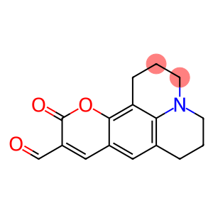 11-oxo-2,3,6,7-tetrahydro-1H,5H,11H-pyrano[2,3-f]pyrido[3,2,1-ij]quinoline-10-carbaldehyde