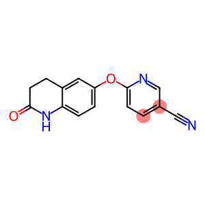 6-[(2-oxo-1,2,3,4-tetrahydroquinolin-6-yl)oxy]nicotinonitrile