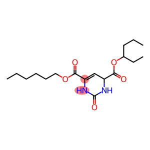 2-Oxo-1,2,3,6-tetrahydropyrimidine-4,6-dicarboxylic acid 4-hexyl 6-hexyl ester