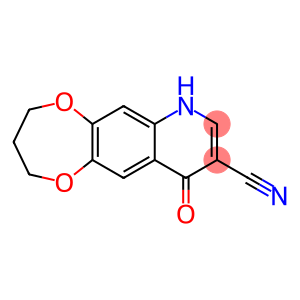 10-oxo-3,4,7,10-tetrahydro-2H-[1,4]dioxepino[2,3-g]quinoline-9-carbonitrile