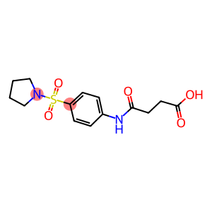 4-oxo-4-[4-(pyrrolidin-1-ylsulfonyl)anilino]butanoic acid