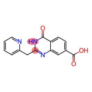 4-oxo-2-(pyridin-2-ylmethyl)-3,4-dihydroquinazoline-7-carboxylic acid