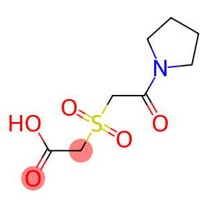 [(2-oxo-2-pyrrolidin-1-ylethyl)sulfonyl]acetic acid