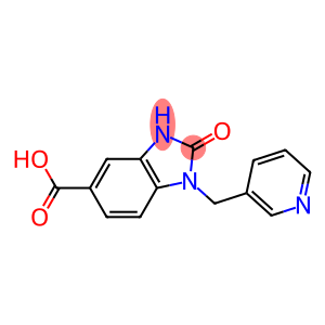 2-oxo-1-(pyridin-3-ylmethyl)-2,3-dihydro-1H-1,3-benzodiazole-5-carboxylic acid