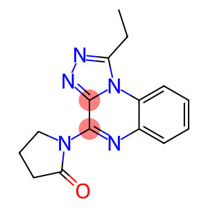 4-(2-Oxo-1-pyrrolidinyl)-1-ethyl[1,2,4]triazolo[4,3-a]quinoxaline