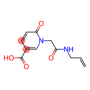 6-oxo-1-[(prop-2-en-1-ylcarbamoyl)methyl]-1,6-dihydropyridine-3-carboxylic acid