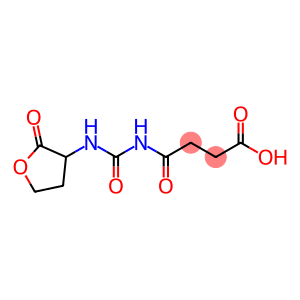 4-oxo-4-{[(2-oxooxolan-3-yl)carbamoyl]amino}butanoic acid