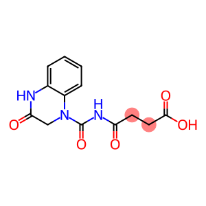 4-oxo-4-[(3-oxo-1,2,3,4-tetrahydroquinoxalin-1-yl)carbonylamino]butanoic acid