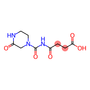 4-oxo-4-[(3-oxopiperazin-1-yl)carbonylamino]butanoic acid