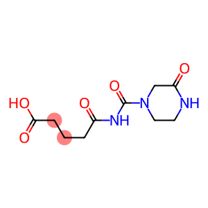 5-oxo-5-[(3-oxopiperazin-1-yl)carbonylamino]pentanoic acid