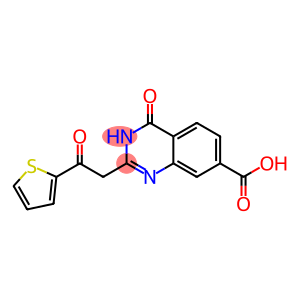 4-oxo-2-[2-oxo-2-(thiophen-2-yl)ethyl]-3,4-dihydroquinazoline-7-carboxylic acid