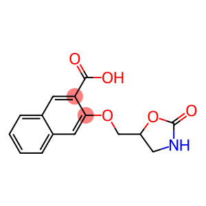 3-[(2-oxo-1,3-oxazolidin-5-yl)methoxy]naphthalene-2-carboxylic acid