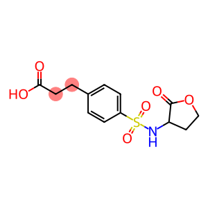 3-{4-[(2-oxooxolan-3-yl)sulfamoyl]phenyl}propanoic acid