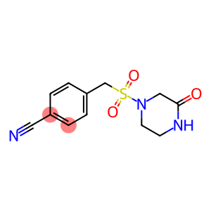 4-{[(3-oxopiperazine-1-)sulfonyl]methyl}benzonitrile