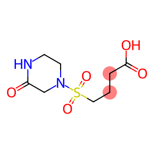 4-[(3-oxopiperazine-1-)sulfonyl]butanoic acid