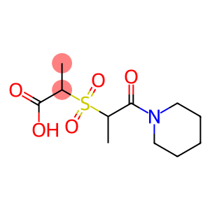 2-{[1-oxo-1-(piperidin-1-yl)propane-2-]sulfonyl}propanoic acid