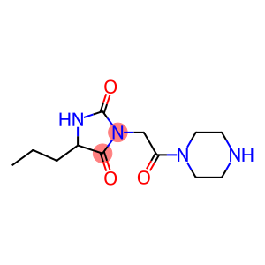 3-(2-oxo-2-piperazin-1-ylethyl)-5-propylimidazolidine-2,4-dione