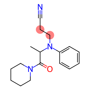 3-{[1-oxo-1-(piperidin-1-yl)propan-2-yl](phenyl)amino}propanenitrile