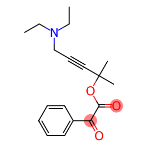 OXO-PHENYL-ACETIC ACID 4-DIETHYLAMINO-1,1-DIMETHYL-BUT-2-YNYL ESTER