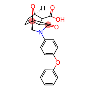 4-OXO-3-(4-PHENOXY-PHENYL)-10-OXA-3-AZA-TRICYCLO[5.2.1.0(1,5)]DEC-8-ENE-6-CARBOXYLIC ACID