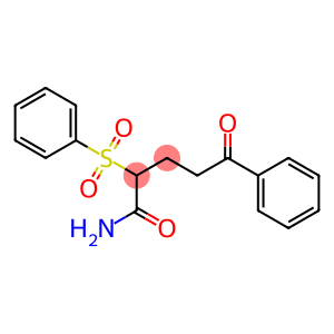 5-oxo-5-phenyl-2-(phenylsulfonyl)pentanamide