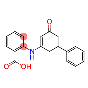 2-[(3-oxo-5-phenyl-1-cyclohexenyl)amino]benzenecarboxylic acid