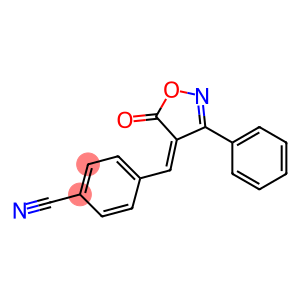 4-[(5-oxo-3-phenyl-4,5-dihydroisoxazol-4-yliden)methyl]benzonitrile