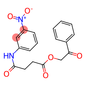 2-oxo-2-phenylethyl 4-{3-nitroanilino}-4-oxobutanoate